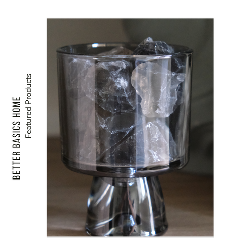 Aroma Crystal Fragrance Stone And Glass Container