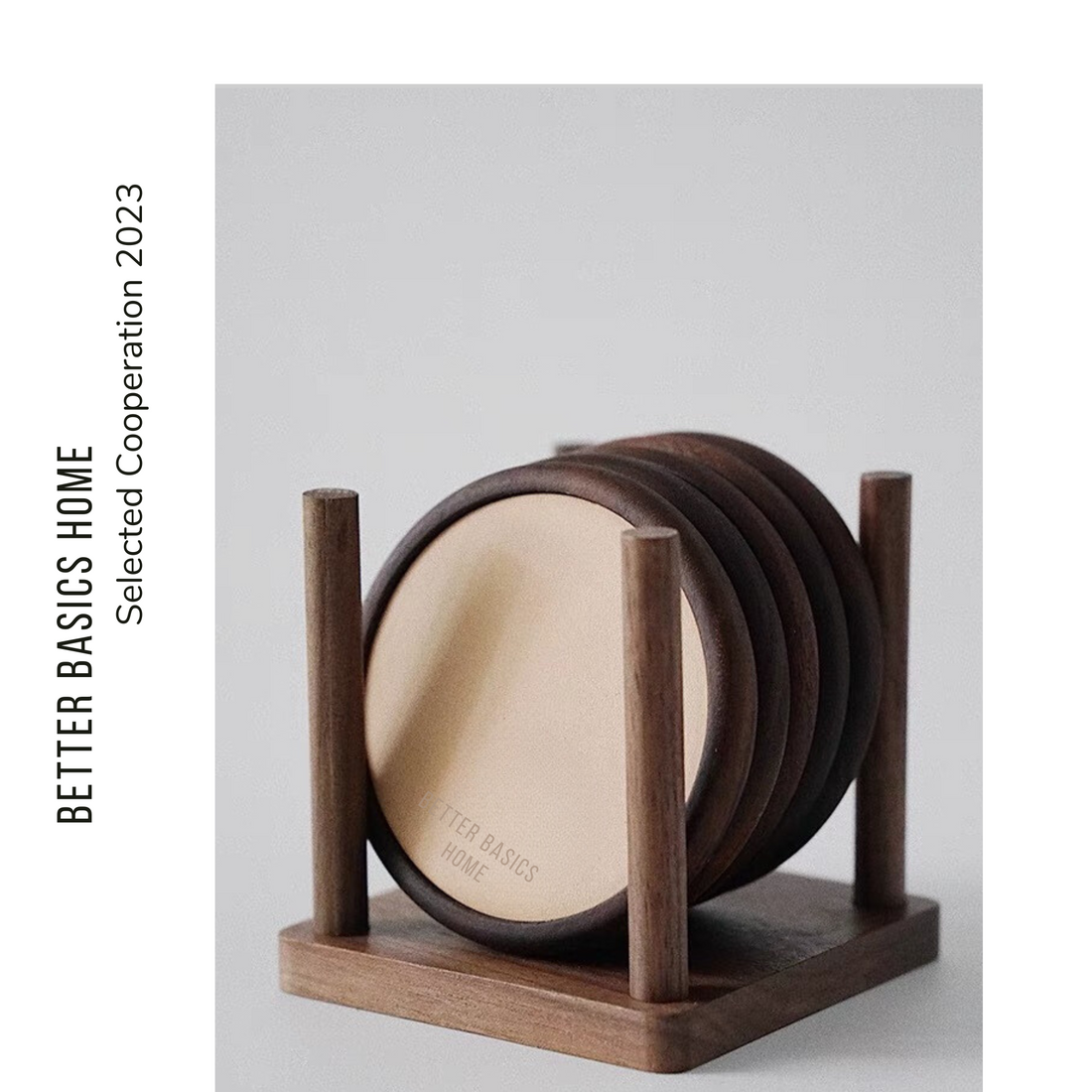 The Leather and Wood Coaster - Selected Cooperation